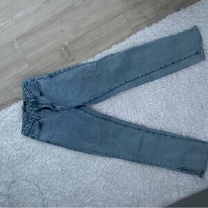 Nasty Gal Light Blue Straight Leg Jeans